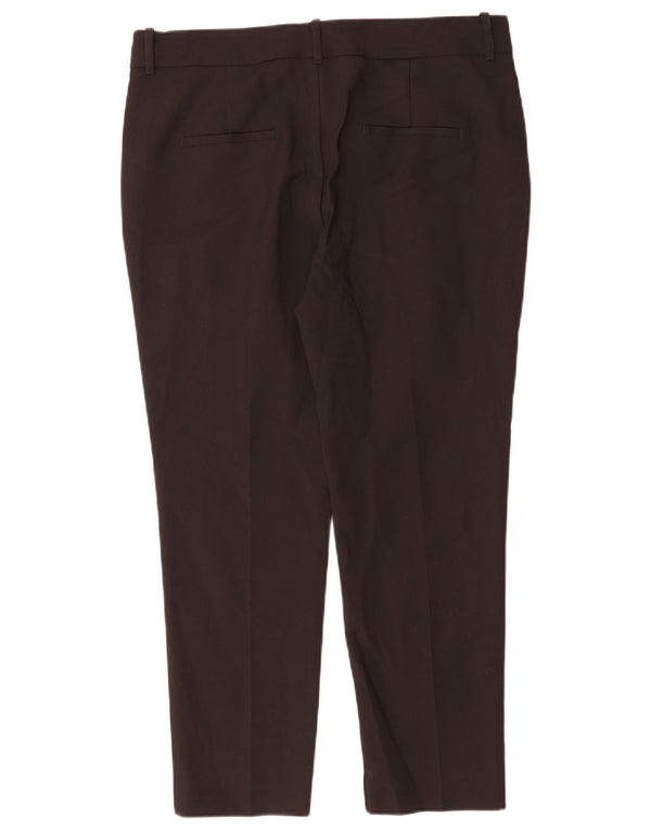 Pantaloni chino slim pentru femei ZARA EU 42 Large W32 L27 Bumbac negru