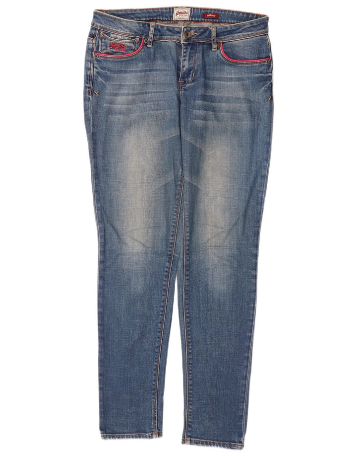 SUPERDRY blugi skinny pentru femei W30 L32 bumbac albastru