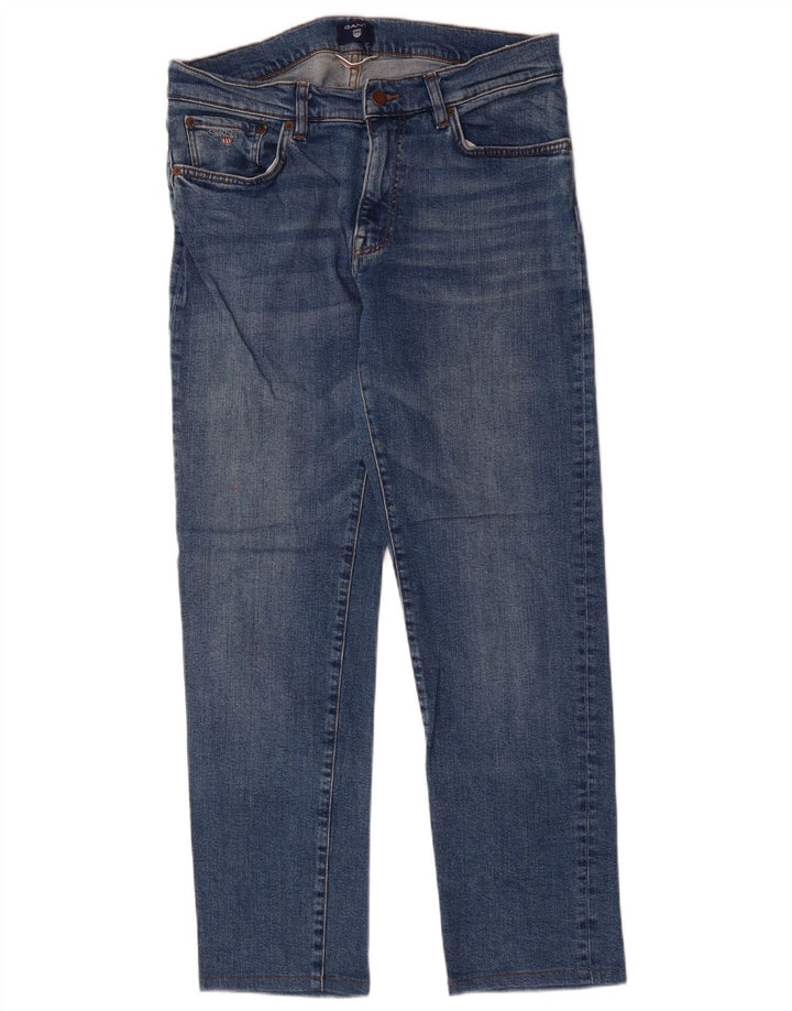 GANT Blugi drepti pentru femei W32 L29 Bumbac albastru