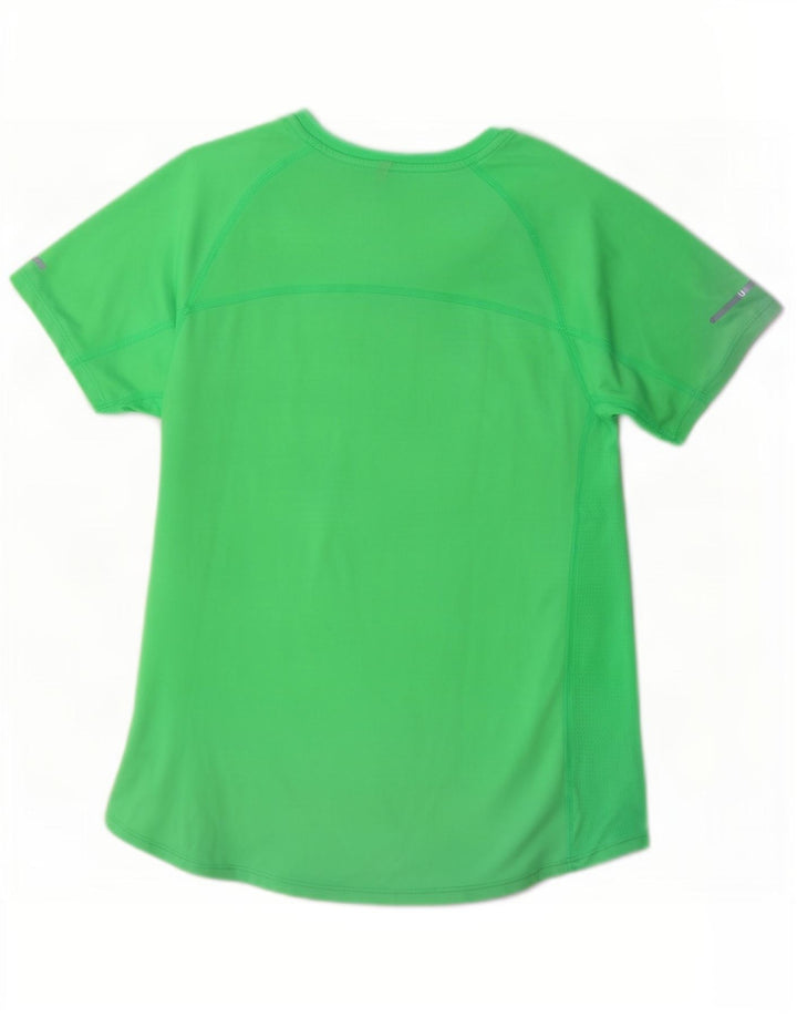 Tricou Nike Dri Fit pentru femei Top UK 12 Poliester verde mediu