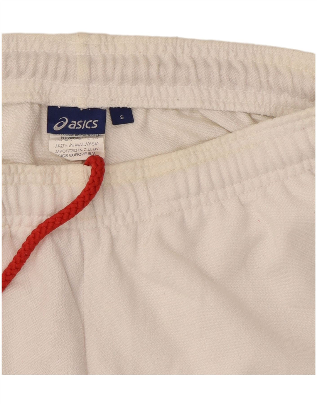 Asics Pantaloni de trening grafic pentru femei Joggeri UK 8 Poliester alb mic