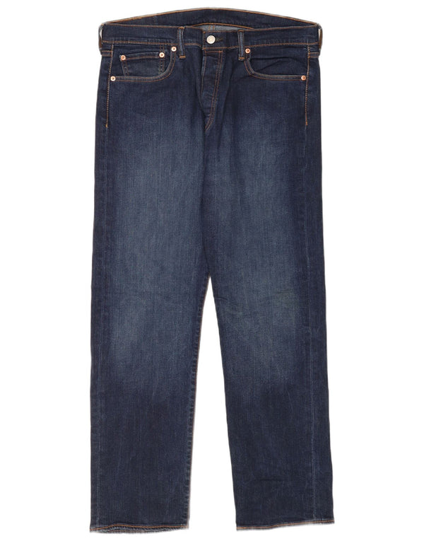 Blugi drepti pentru bărbați Levi's 501 W34 L30 bleumarin