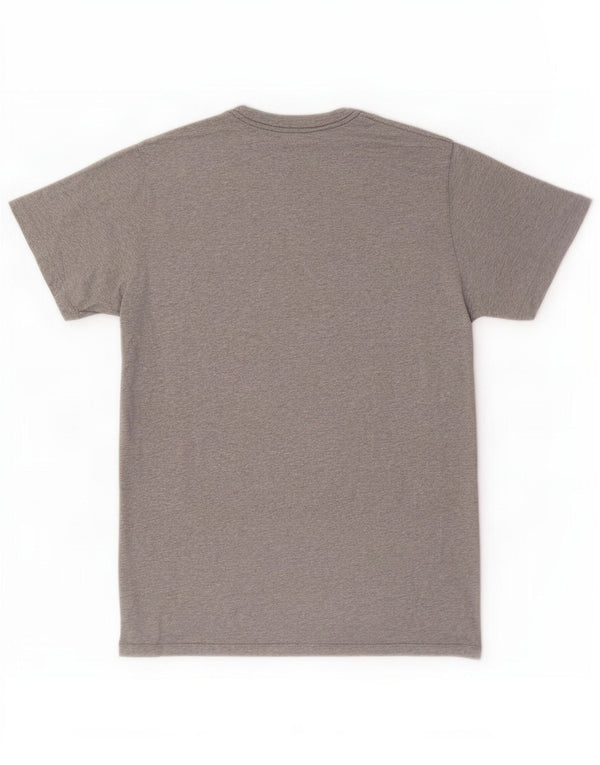 Tricou cu grafică obișnuită pentru bărbați PEPE Jeans Top din bumbac cu pete gri mediu