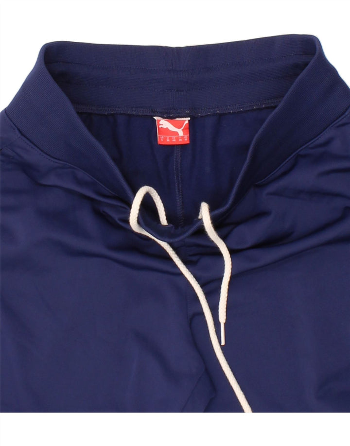 PUMA Womens Tracksuit Trousers Joggers UK 10 Small Navy Blue Polyester Vintage Puma and Second-Hand Puma from Messina Hembry 
