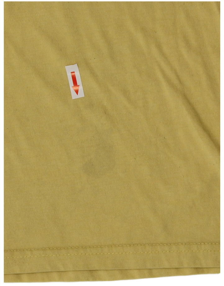 Tricou grafic pentru bărbați Mountain Warehouse Top 3XL Bumbac galben