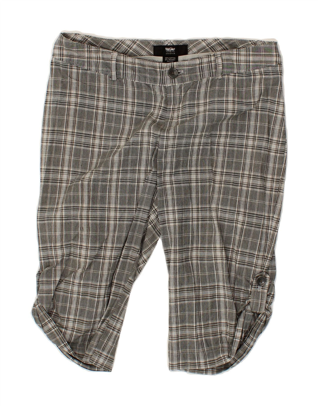 MOSSIMO Womens Bermuda Shorts US 4 Small W30  Grey Check Cotton Vintage Mossimo and Second-Hand Mossimo from Messina Hembry 