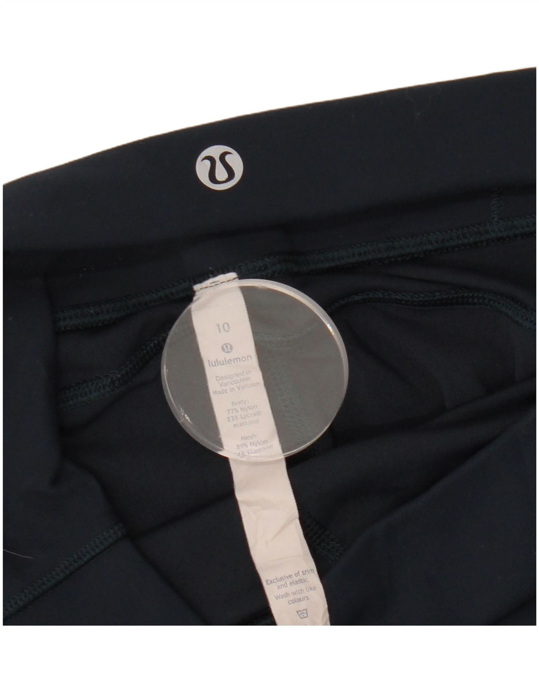 LULULEMON Leggings pentru damă US 10 mare nailon bleumarin