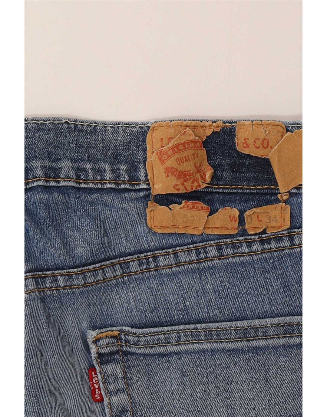 Blugi Levi's 511 Slim pentru bărbați W30 L34 Bumbac albastru