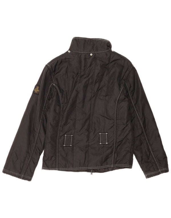Jachetă de ploaie pentru femei Refrigiwear UK 14, mare, negru, nailon