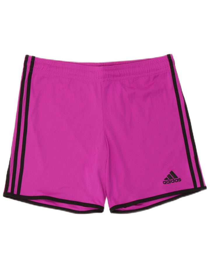 Pantaloni scurți sport pentru bărbați Adidas Climalite, poliester violet mic