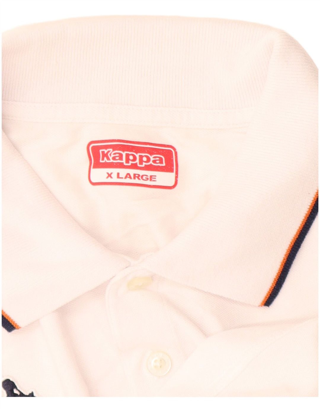 Tricou polo pentru bărbați Kappa XL alb