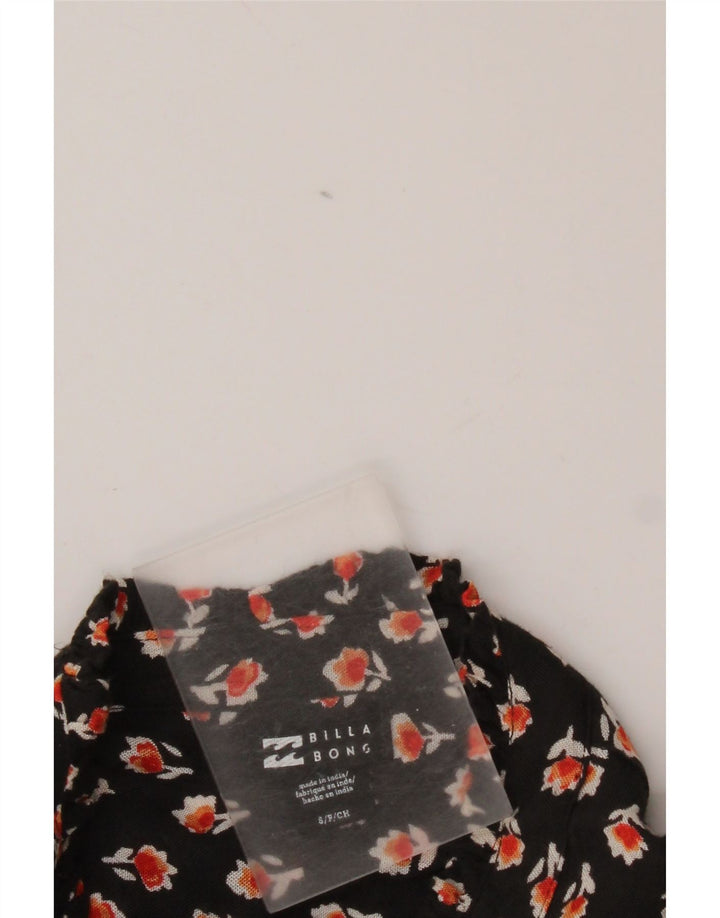 Bluză cămașă supradimensionată pentru femei Billabong UK 10 mic maro floral