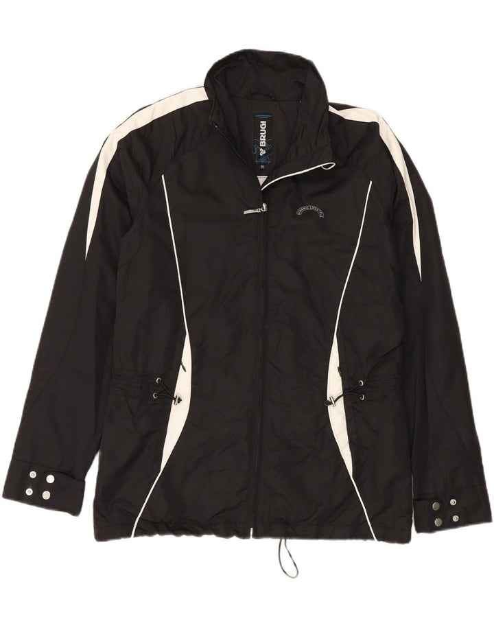 Jachetă de ploaie Brugi pentru bărbați UK 38 Medium Black Colorblock Poliamidă