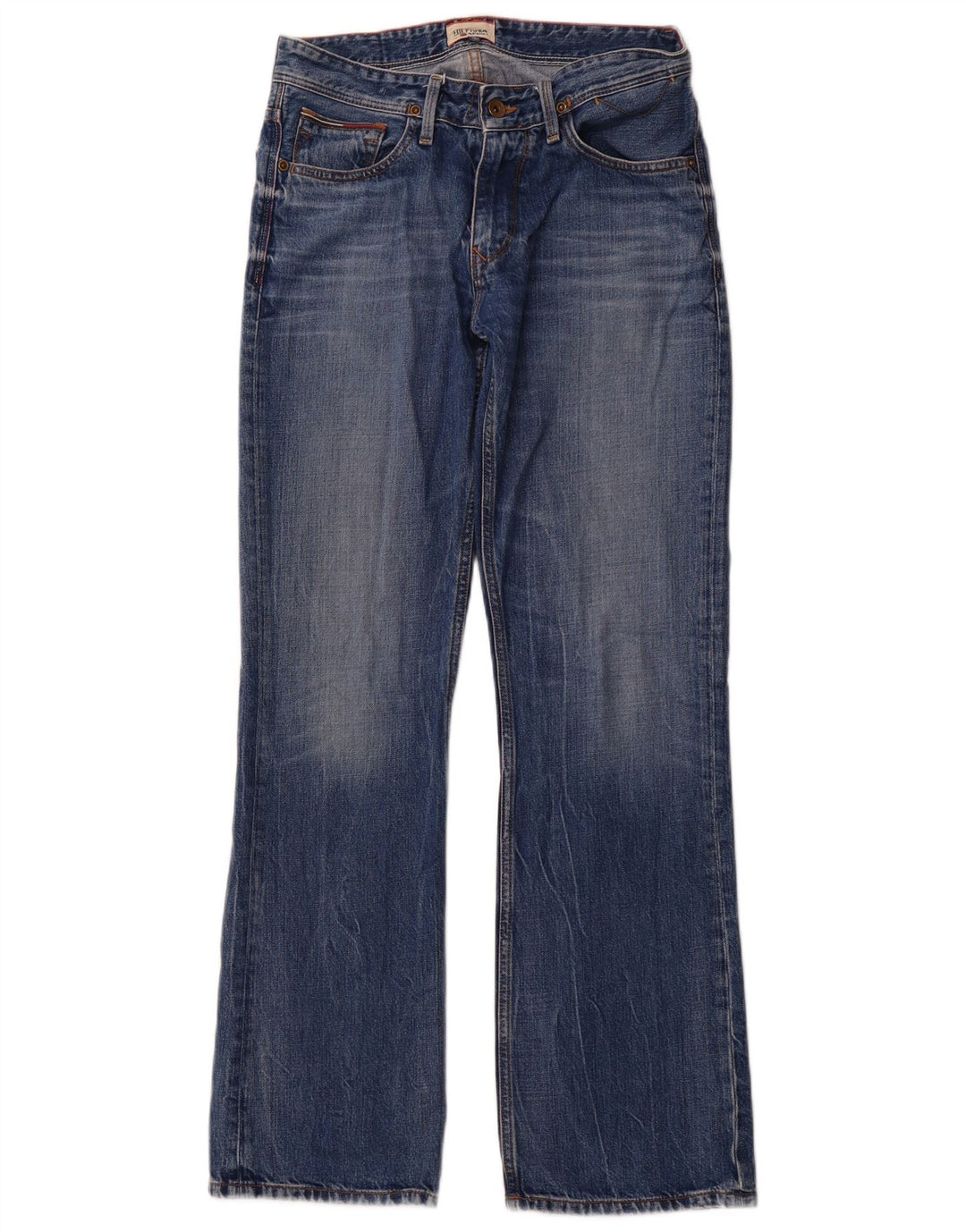 Blugi drepti pentru bărbați TOMMY HILFIGER L30 L32 Bumbac albastru