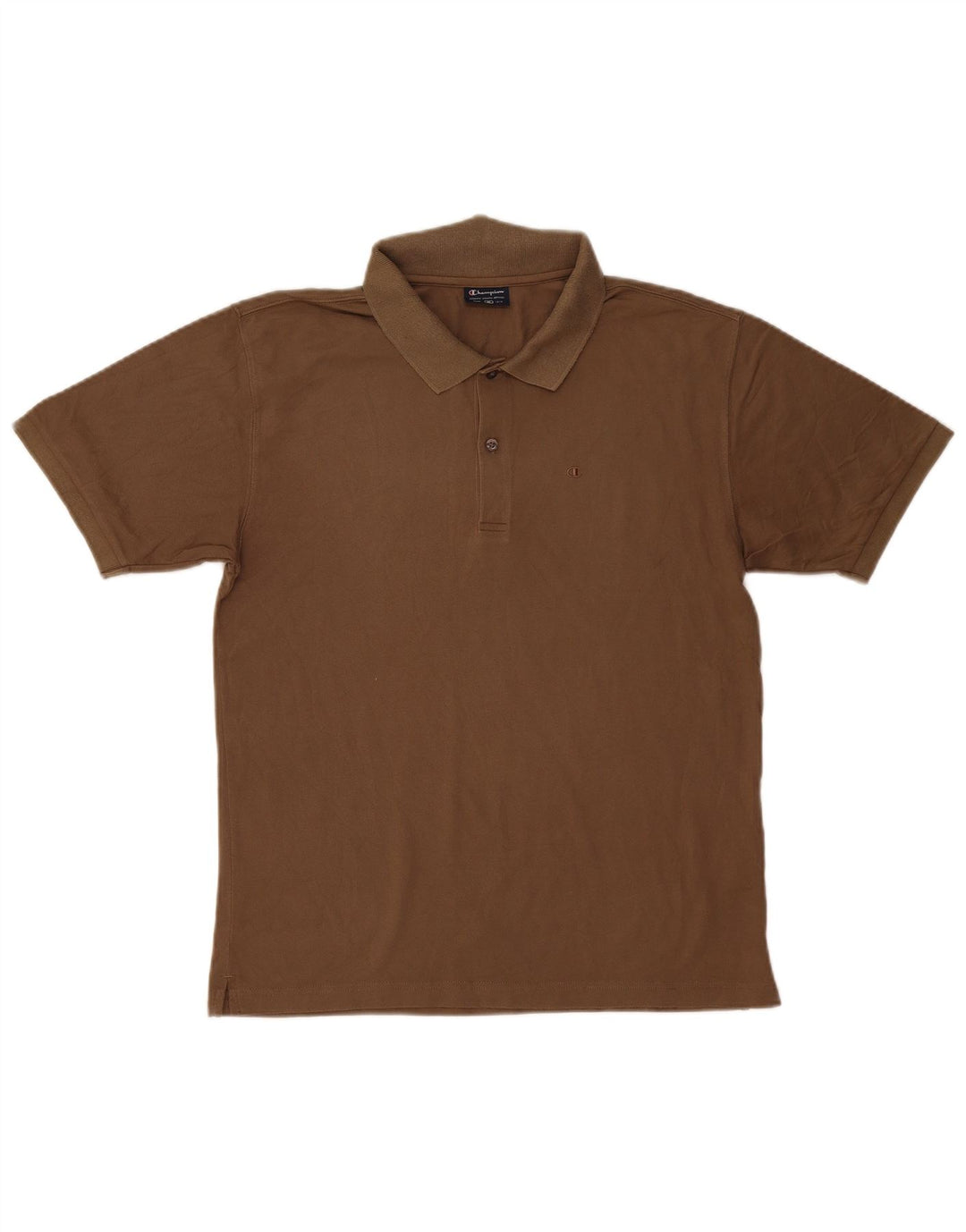 Tricou polo Champion pentru bărbați, bumbac maro mediu