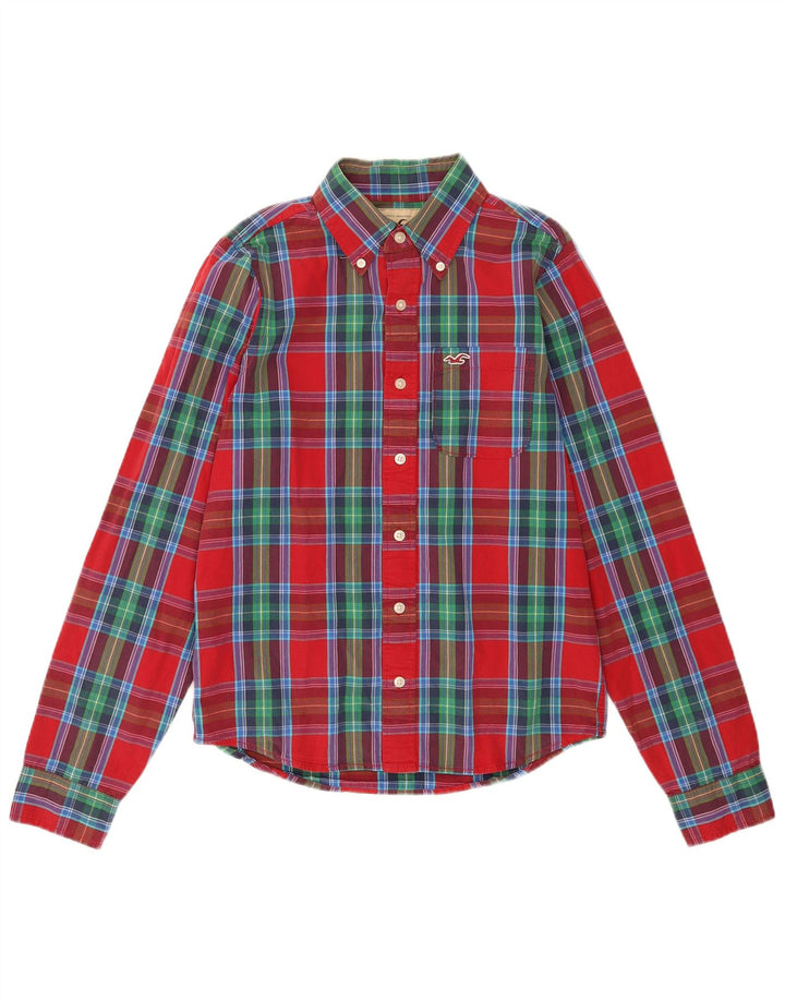 Cămașă Hollister Bărbați Medium Red Check