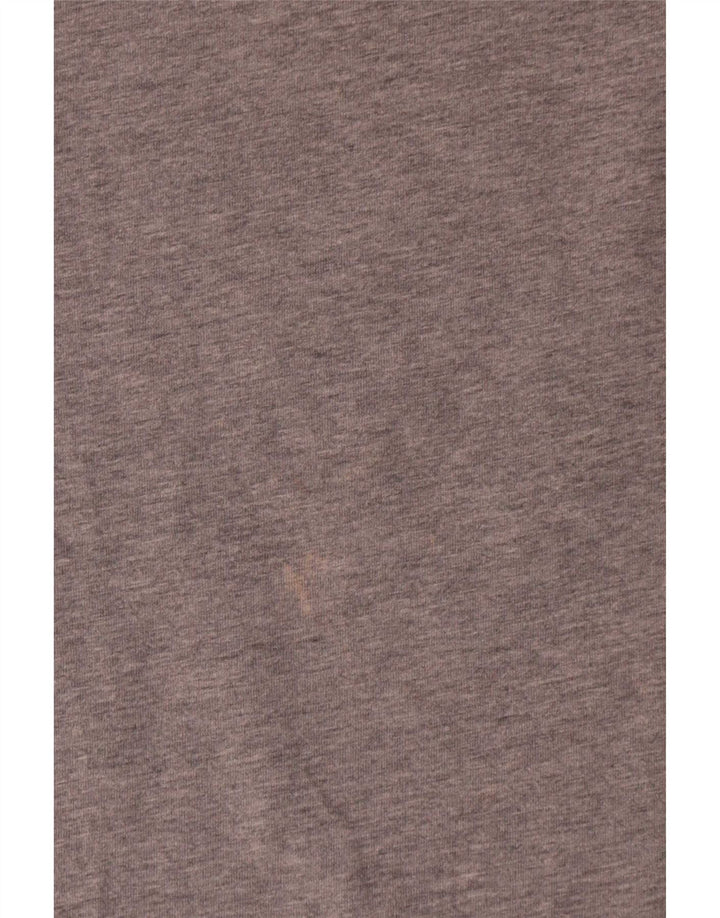 Tricou cu grafic Fred Perry pentru bărbați Top din bumbac cu pete gri mediu