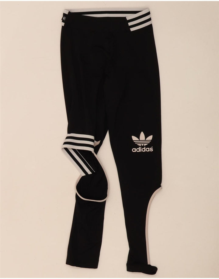 Leggings Rita Ora Adidas pentru femei UK 8 Small Black Colorblock Poliester