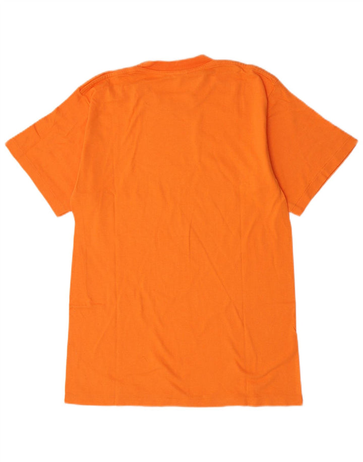 Tricou grafic pentru bărbați Champion Top din bumbac portocaliu mediu