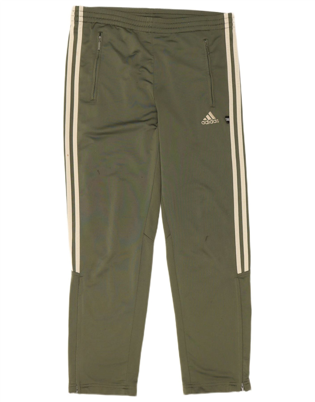 Pantaloni de trening Adidas băieți 13-14 ani Kaki Poliester