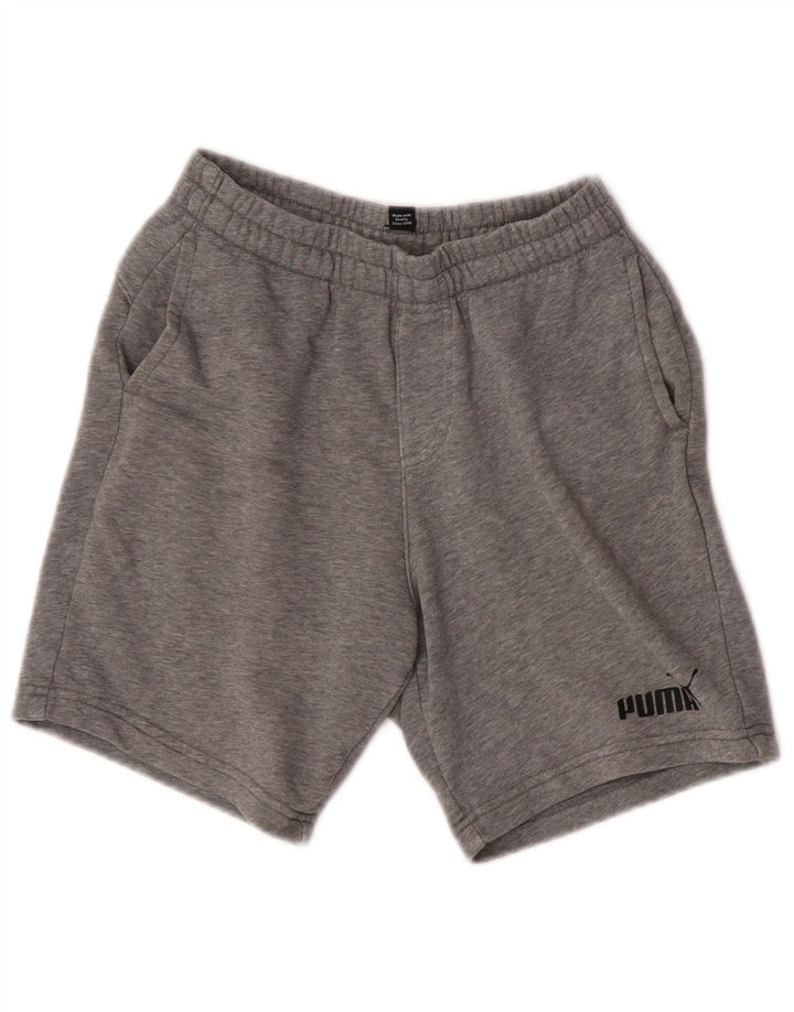 Pantaloni scurți sport Puma pentru băieți 11-12 ani, gri