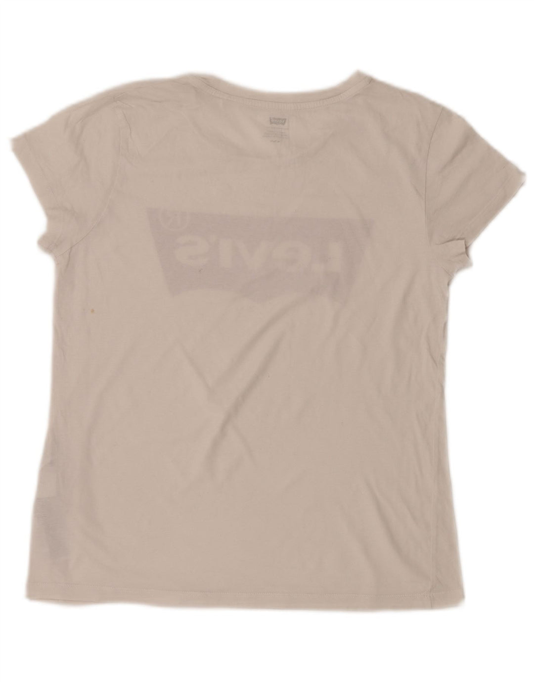 Tricou grafic pentru femei LEVI'S Top UK 12 Bumbac alb mediu