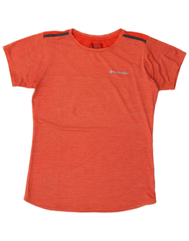 Columbia Tricou pentru femei Top UK 16 Poliester portocaliu mare
