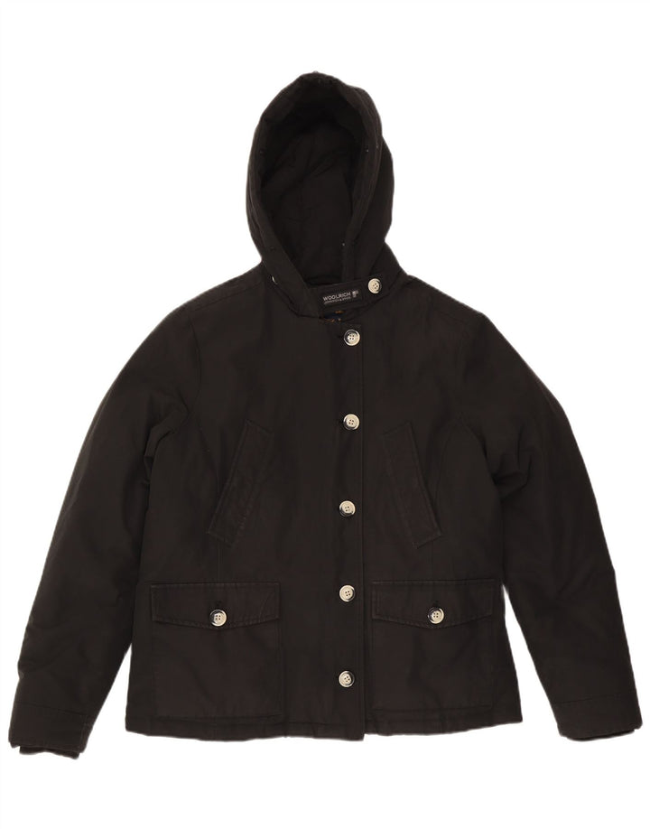 Jachetă căptușită supradimensionată pentru femei Woolrich, UK 18 XL, bumbac negru
