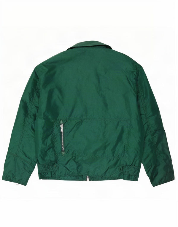 Bomber vintage pentru bărbați UK 40, mare, verde, nailon