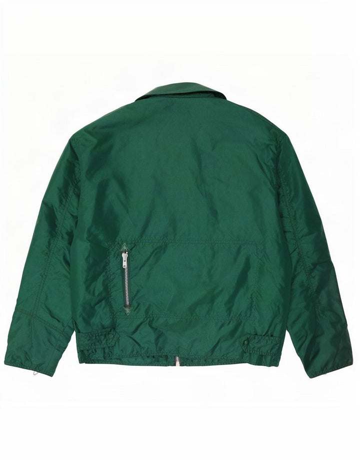 Bomber vintage pentru bărbați UK 40, mare, verde, nailon