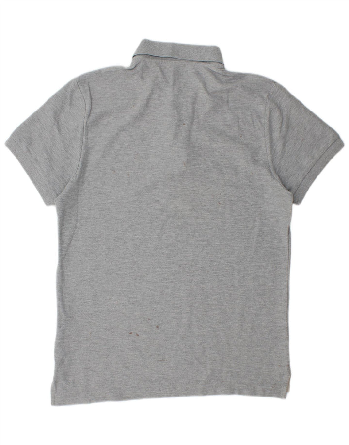 Tricou polo Nike pentru bărbați, bumbac gri mediu