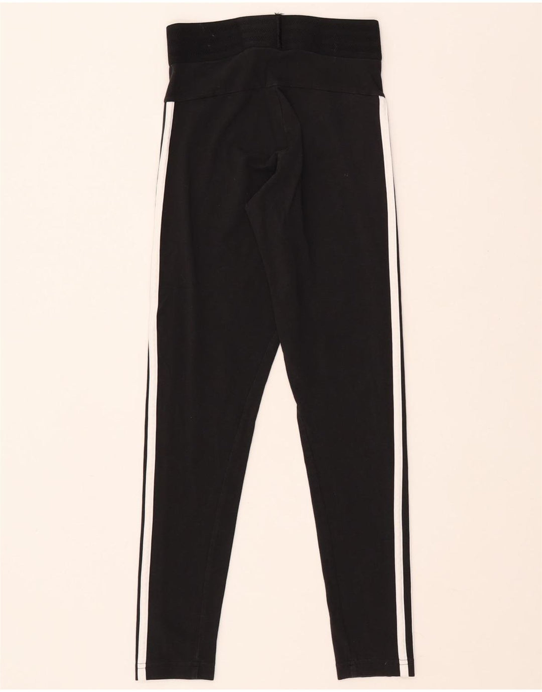 Leggings pentru femei ADIDAS UK 4/6 XS bumbac negru