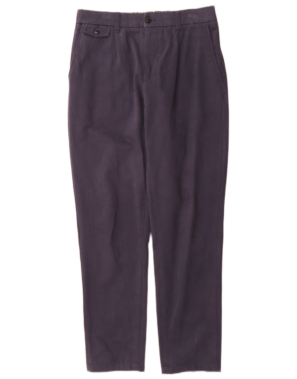 Pantaloni chino conici pentru bărbați Ted Baker, cu talie înaltă, L32 L30, bumbac bleumarin