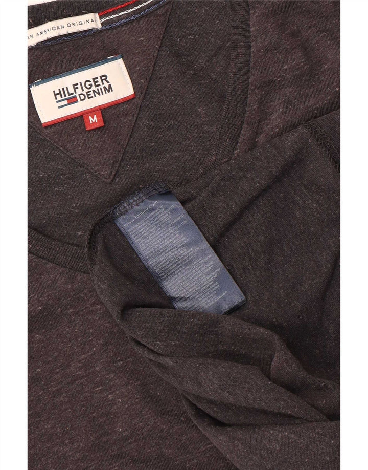 Tricou Tommy Hilfiger pentru bărbați Top Mediu Gri din poliester cu pete