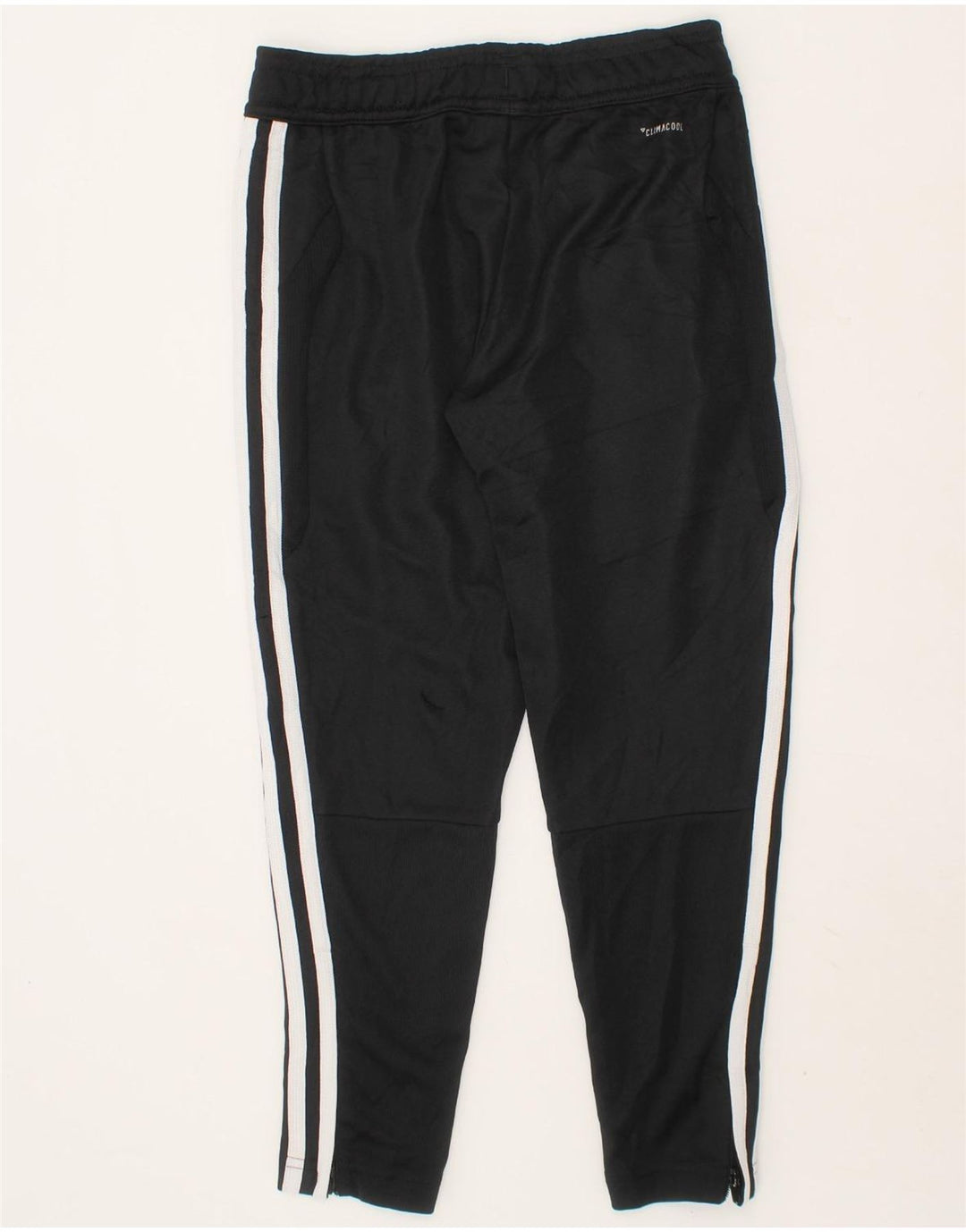 ADIDAS Boys Climacool Tracksuit Trousers 5-6 Years Black Polyester Vintage Adidas and Second-Hand Adidas from Messina Hembry 