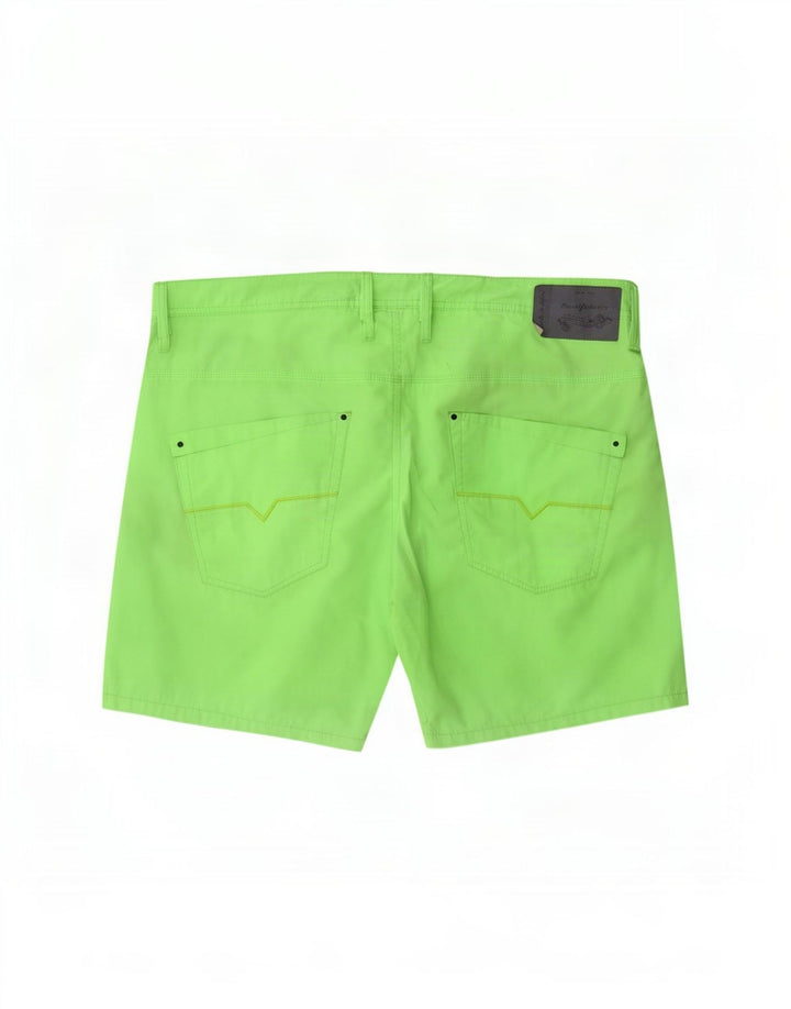 Pantaloni scurți Diesel pentru bărbați mari W36 poliester verde