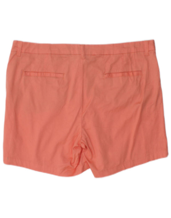 Pantaloni scurți chino pentru femei Riders de talie medie US 16 2XL W38 bumbac roz