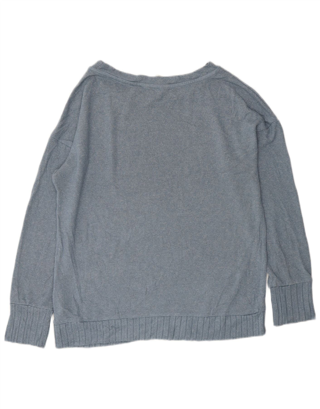 MARKS & SPENCER Pulover supradimensionat pentru femei cu gât de barcă UK 10 Small Blue