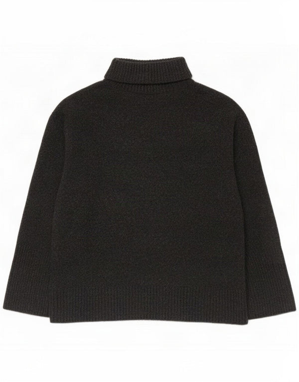 Cos Pulover cu gât rulat pentru femei UK 10 Small Gri Cashmere