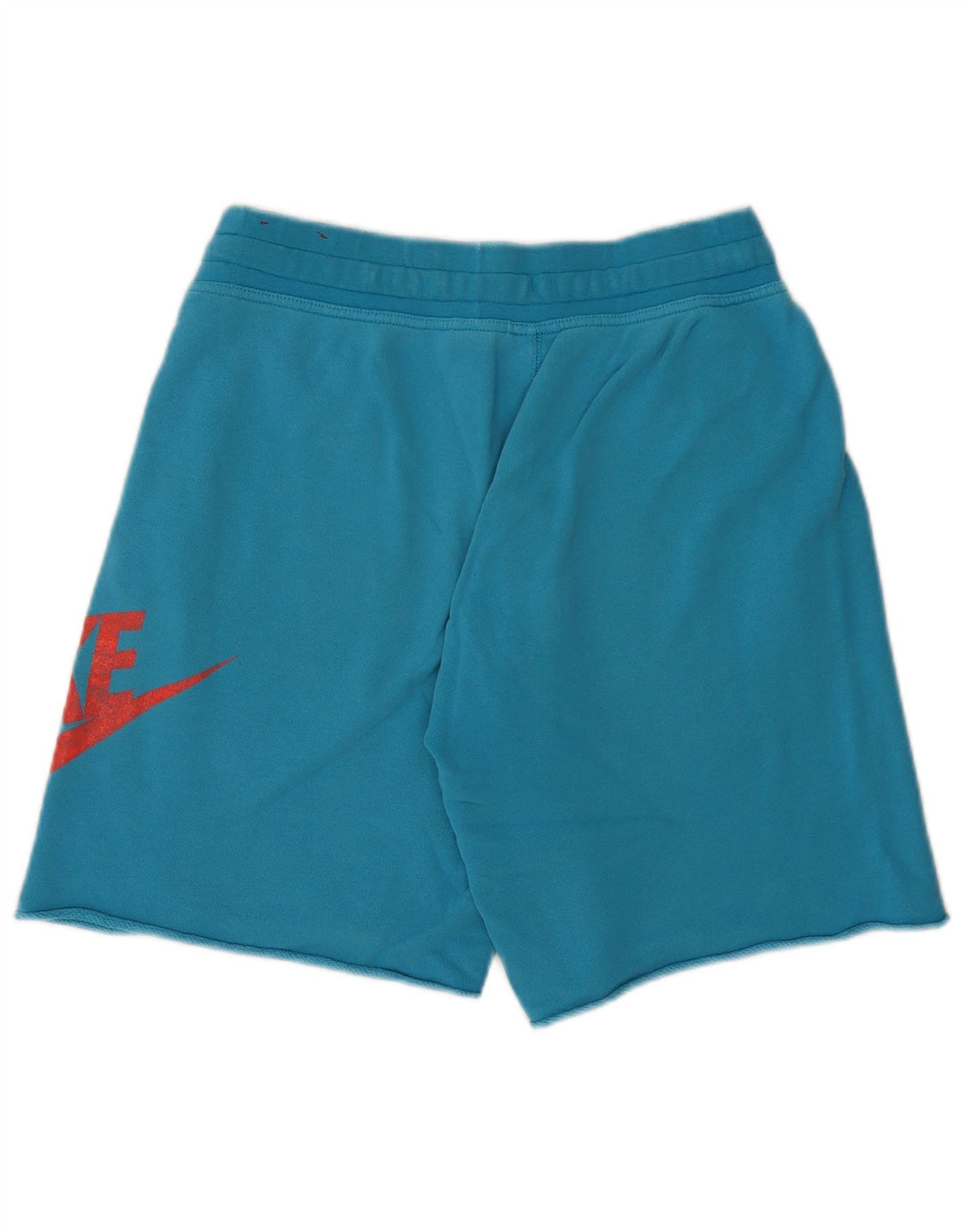 Pantaloni scurți sport grafic Nike pentru bărbați, bumbac albastru mediu