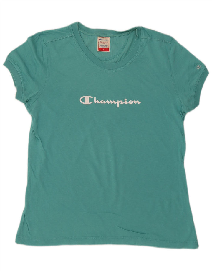 Tricou grafic CHAMPION pentru femei Top UK 14 Large Green