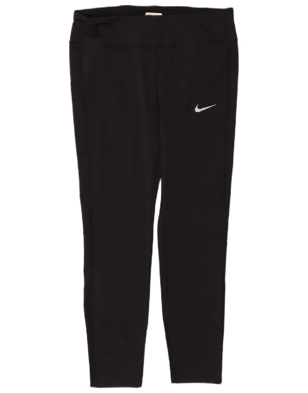 Leggings Dri Fit NIKE pentru femei UK 16, mare, negru, poliester