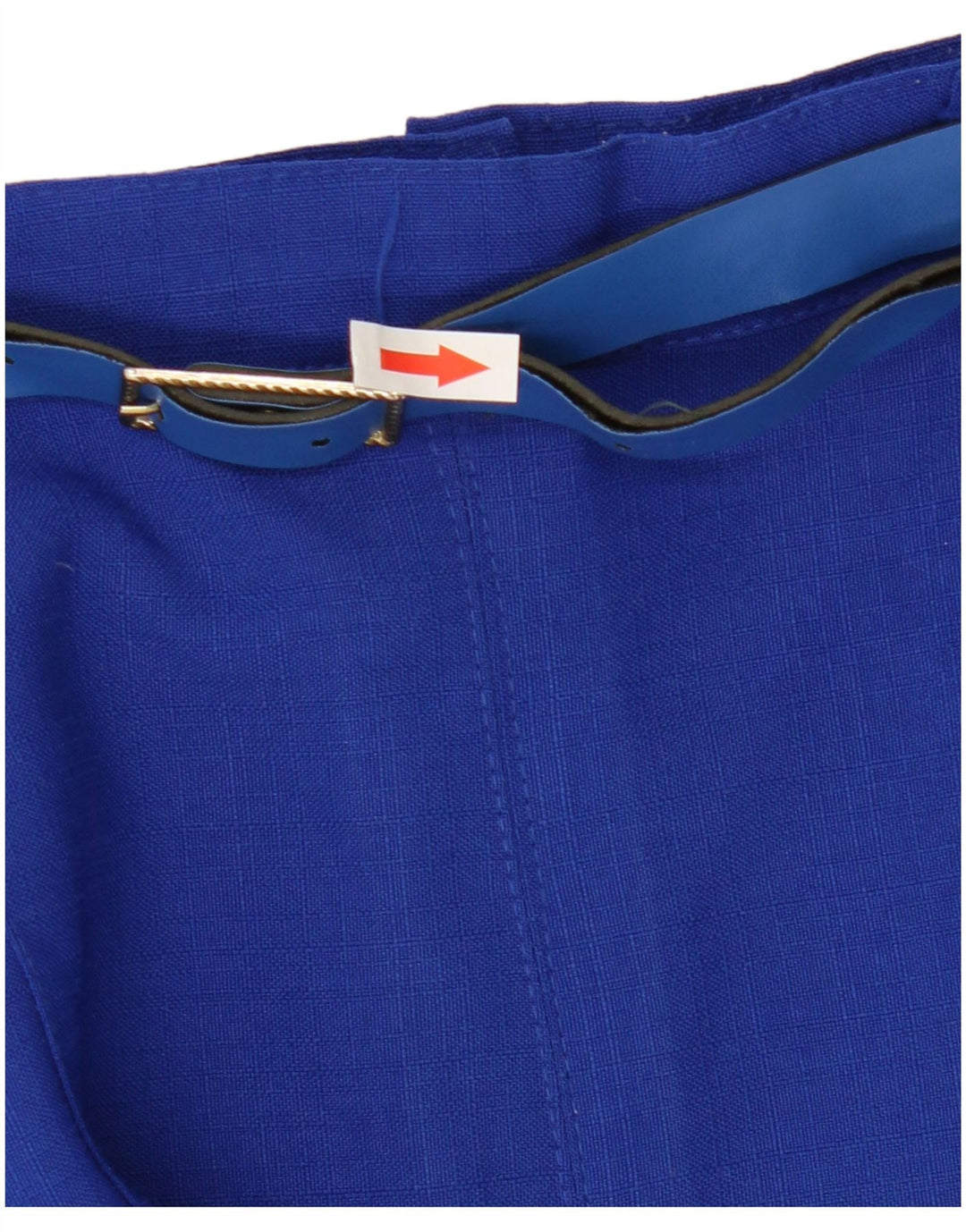 Fusta plisată vintage pentru femei UK 14 Medium W28 Poliester albastru