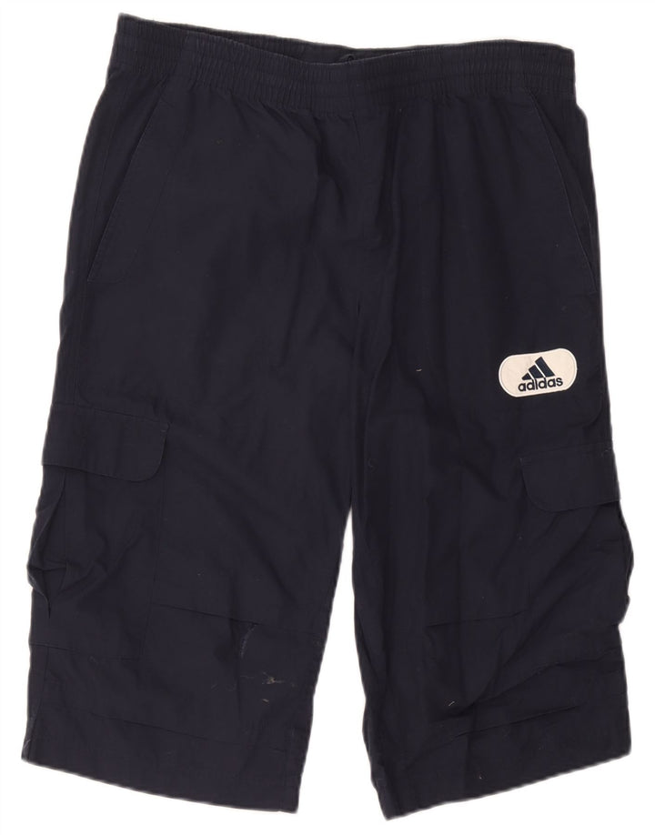 Pantaloni scurți pentru bărbați Adidas Cargo Medium W36 Bleumarin Bumbac