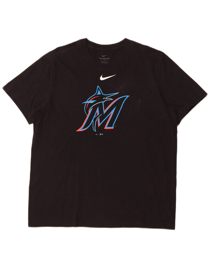 Tricou grafic pentru bărbați NIKE Top mare negru