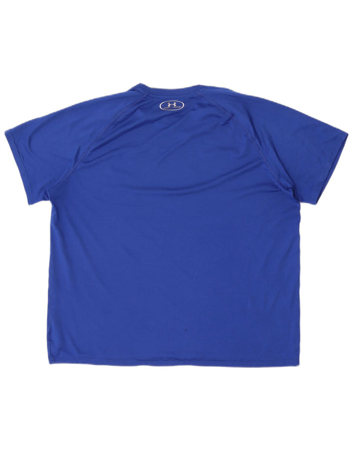 Tricou Under Armour pentru bărbați Top mare poliester albastru
