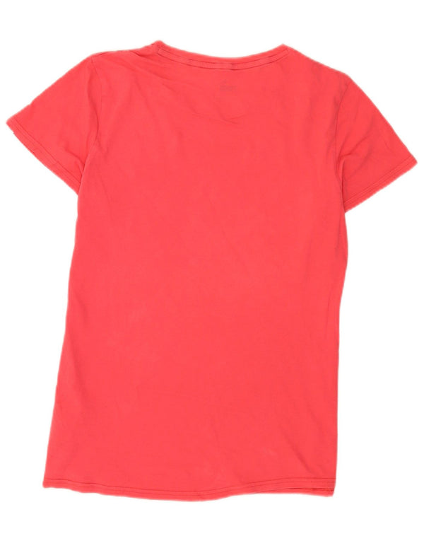 Tricou cu grafic Puma pentru femei Top UK 14 Medium Pink Bumbac