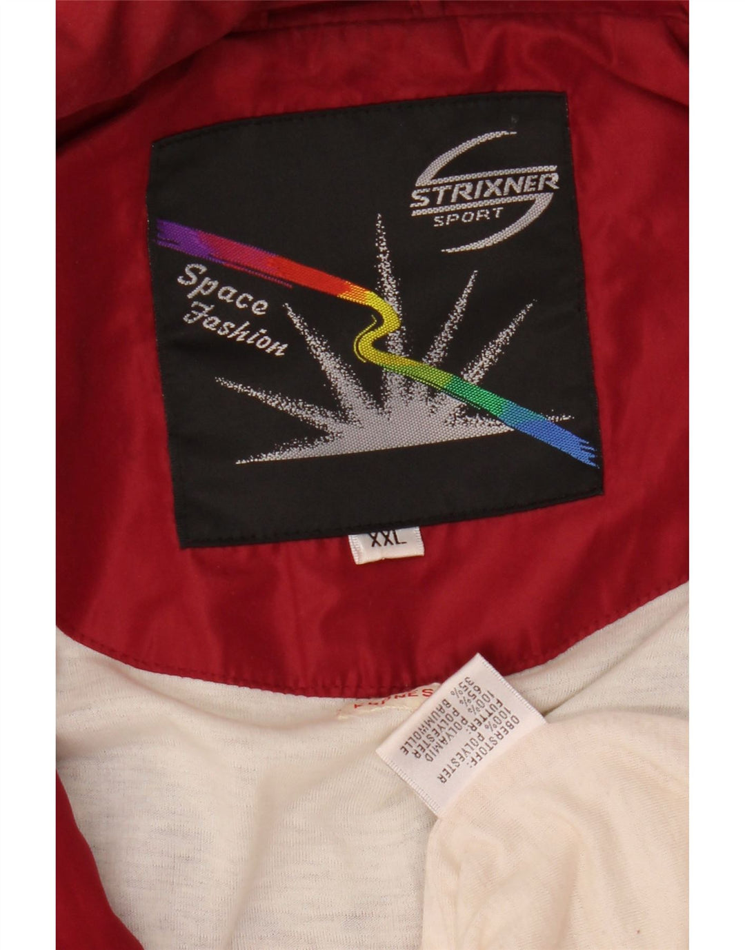 Jachetă de trening grafică pentru bărbați VINTAGE, 2XL, albastru bleumarin, bloc de culoare