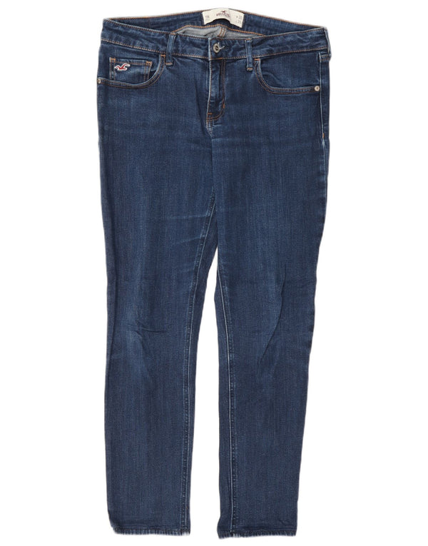 Blugi Hollister pentru femei Slim US 11 Large W30 L28 Blue Bumbac
