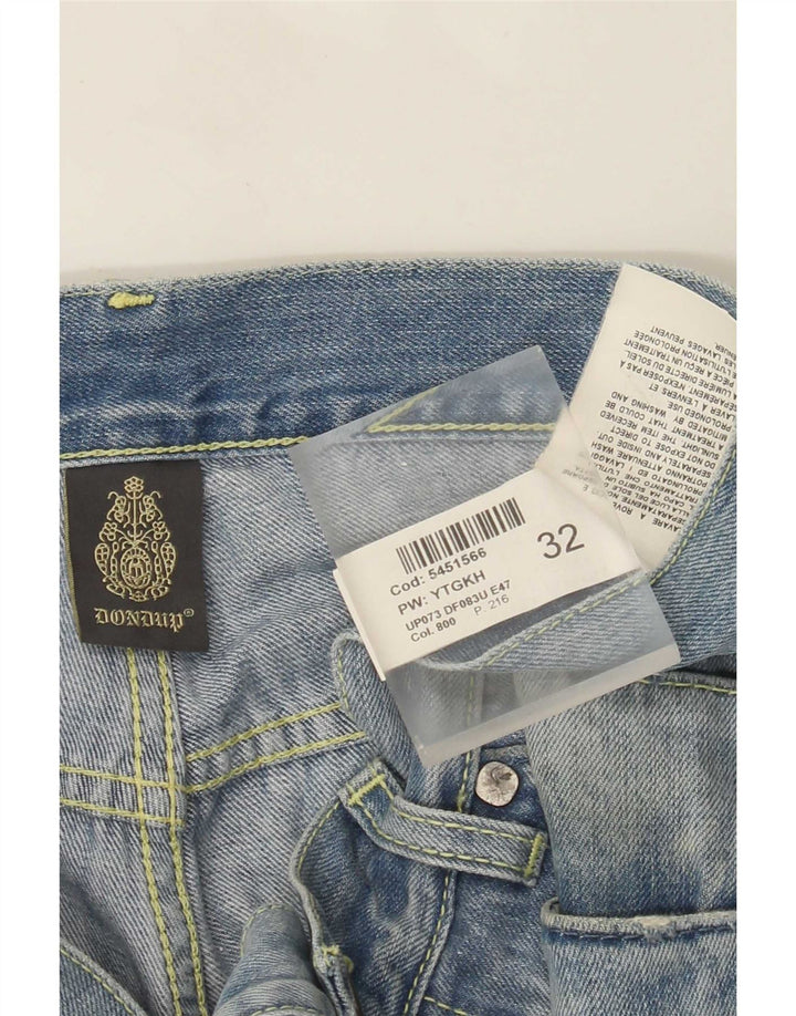 Blugi Dondup Bărbați Drepți W32 L30 Bumbac Albastru